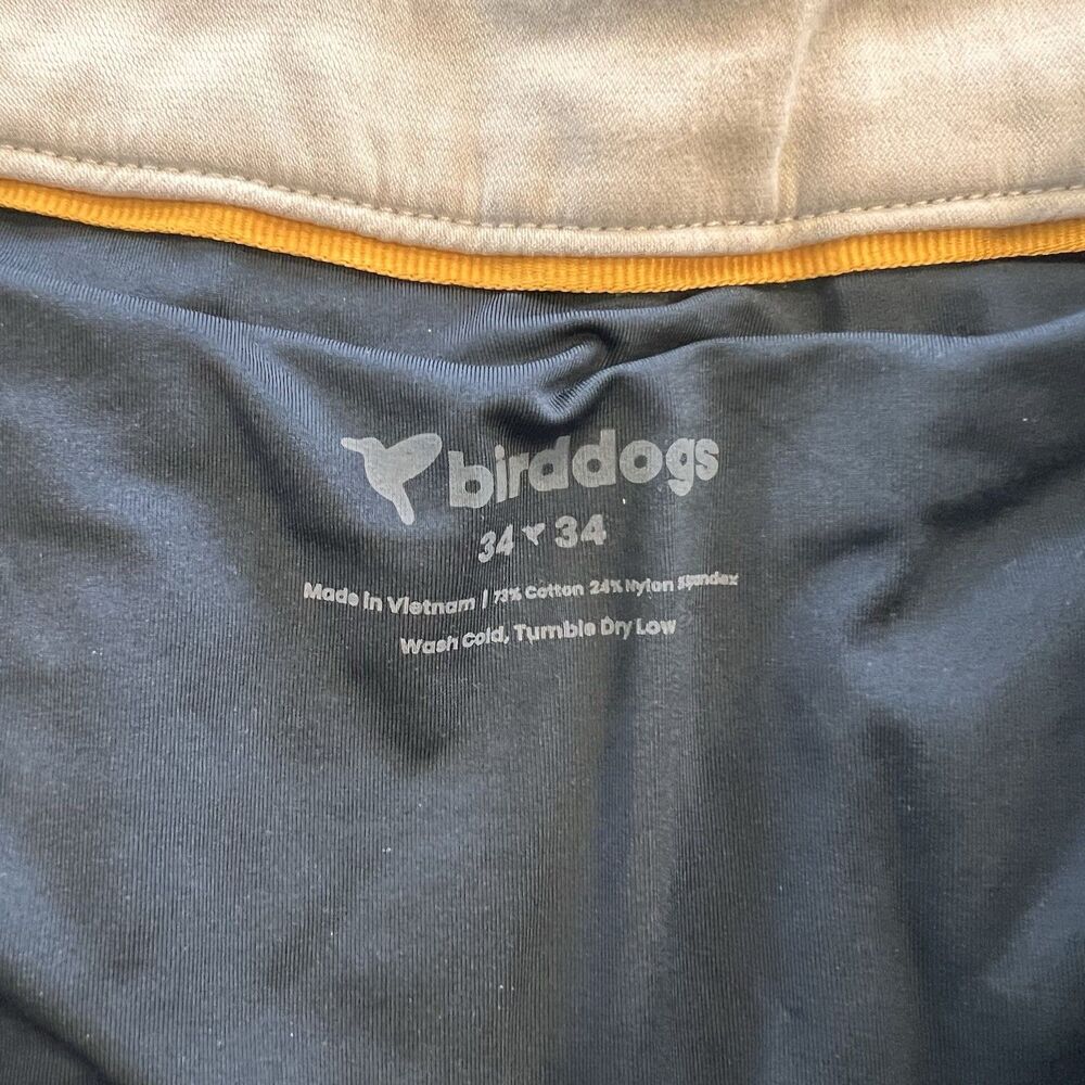Birddogs Men’s  Stretch Performance Pants Olive Green Size 34x34 - Picture 6 of 9